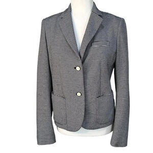 GAP The Academy Blazer Navy & White Pinstripe Lined - 6